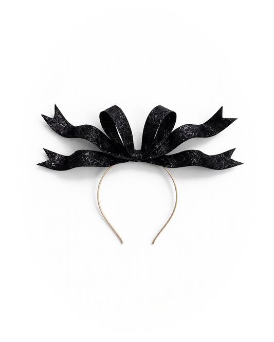 Metallic Mini Ribbon Headpiece