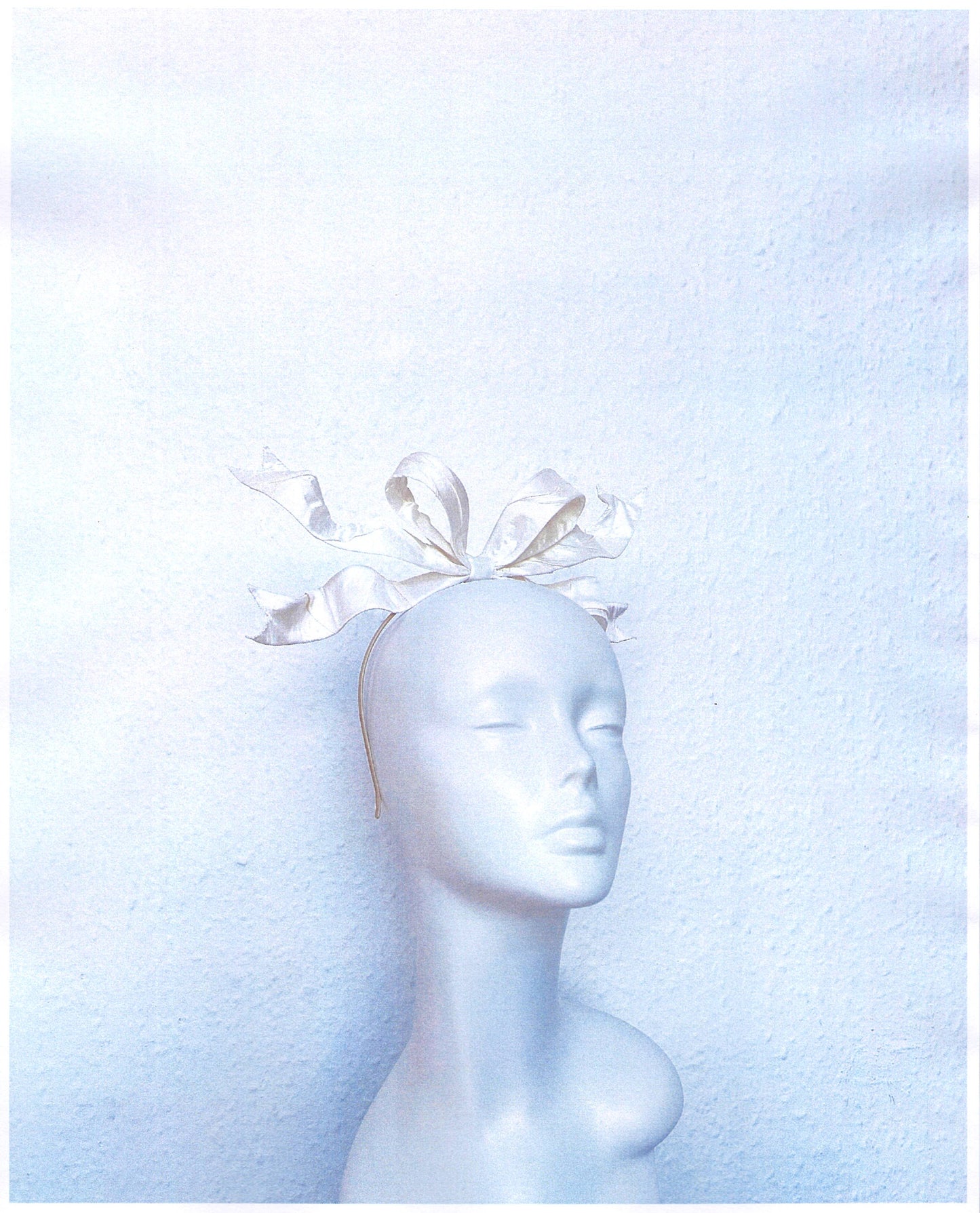 Porcelain Mini Ribbon Headpiece