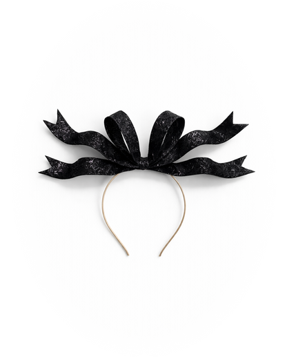 Metallic Ribbon Headpiece
