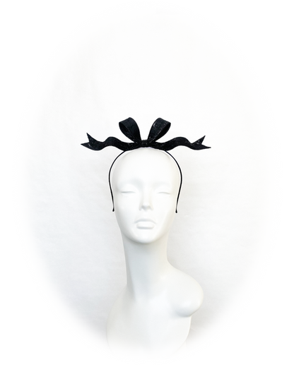 Metallic Mini Ribbon Headpiece