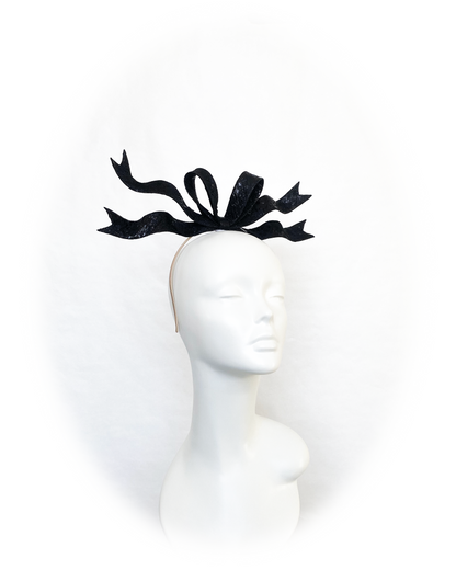 Metallic Ribbon Headpiece