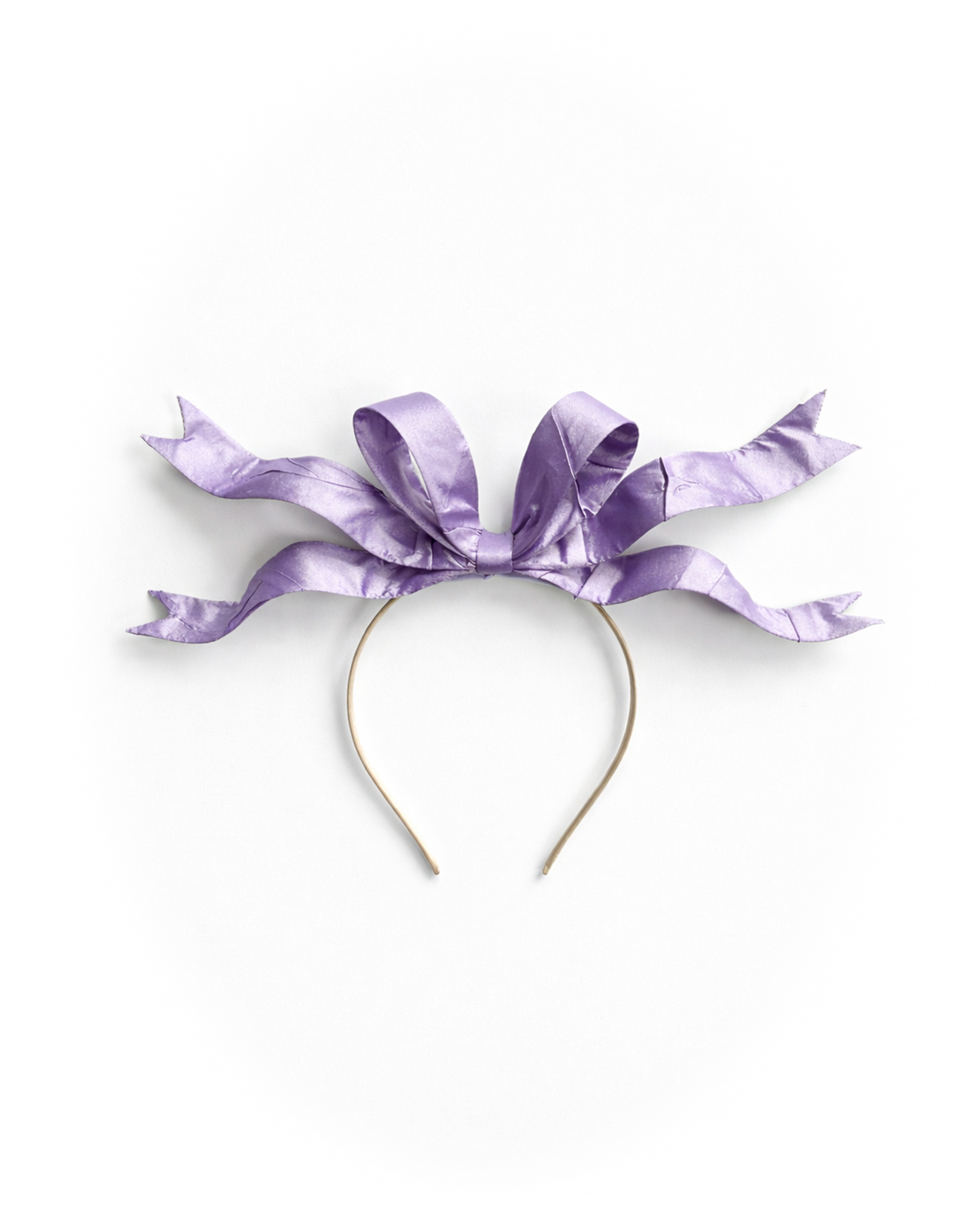 Orchid Ribbon Headpiece