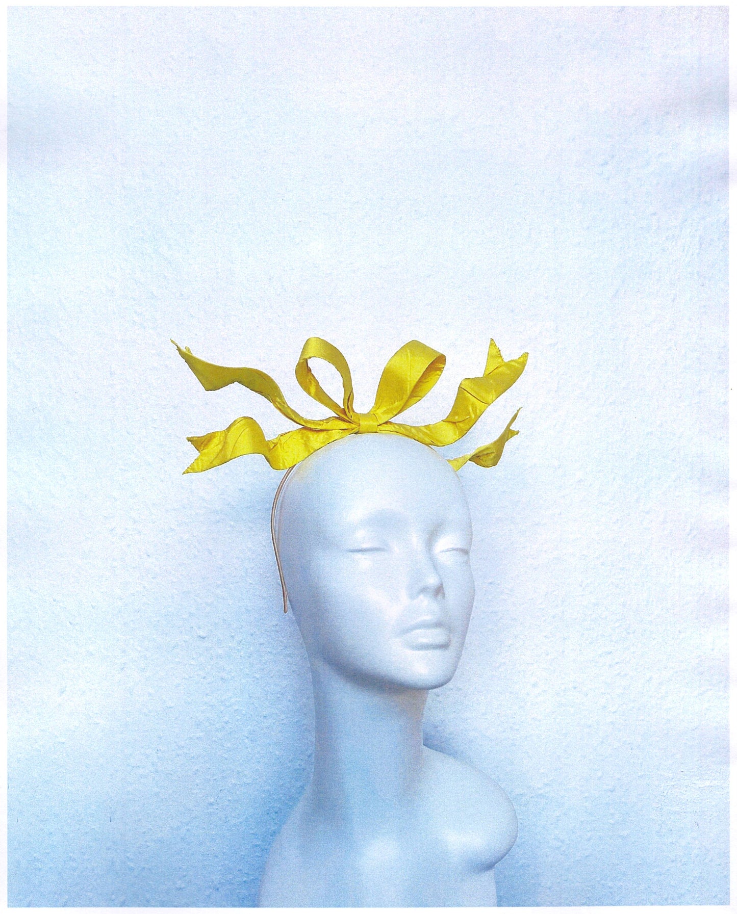 Canary Mini Ribbon Headpiece