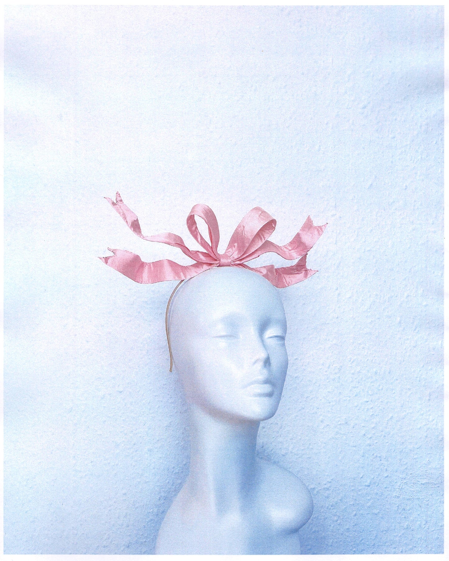 Blush Mini Ribbon Headpiece