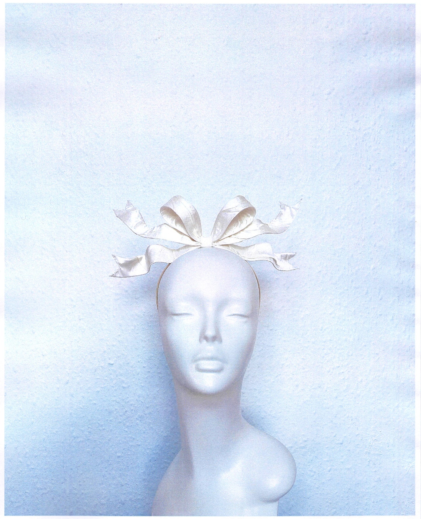 Porcelain Mini Ribbon Headpiece