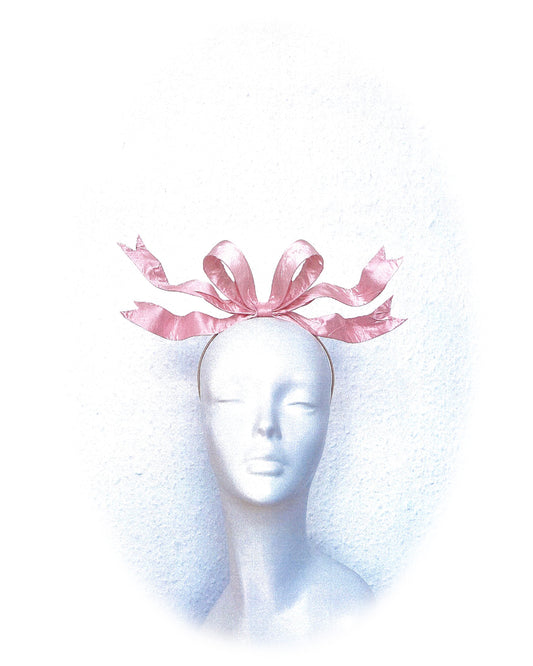 Blush Mini Ribbon Headpiece