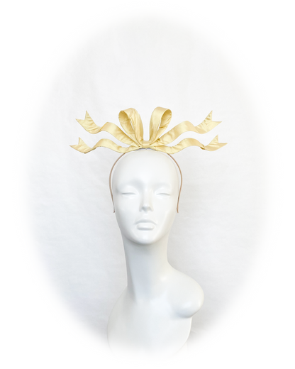 Butter Ribbon Headpiece
