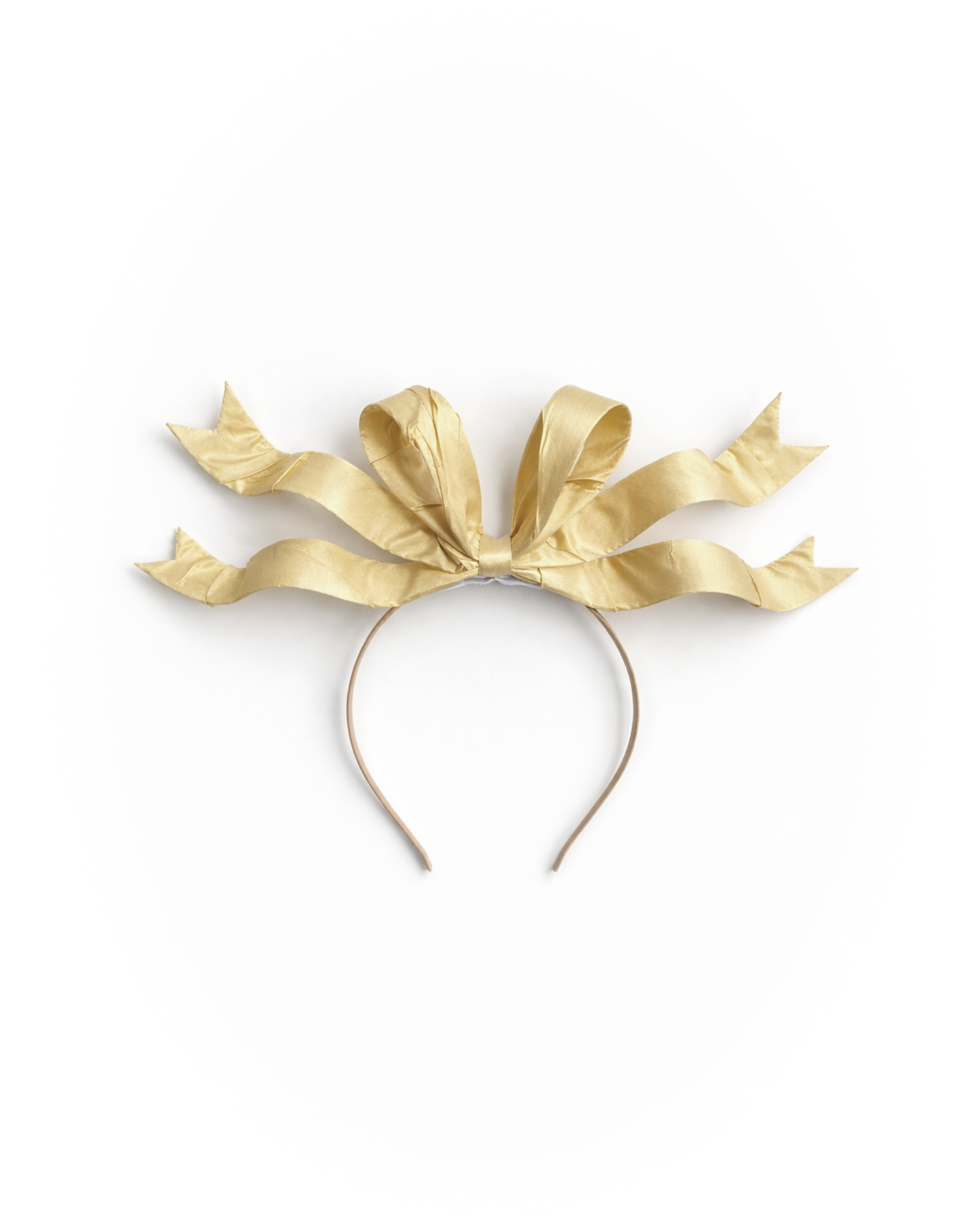 Butter Ribbon Headpiece