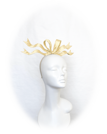 Butter Ribbon Headpiece
